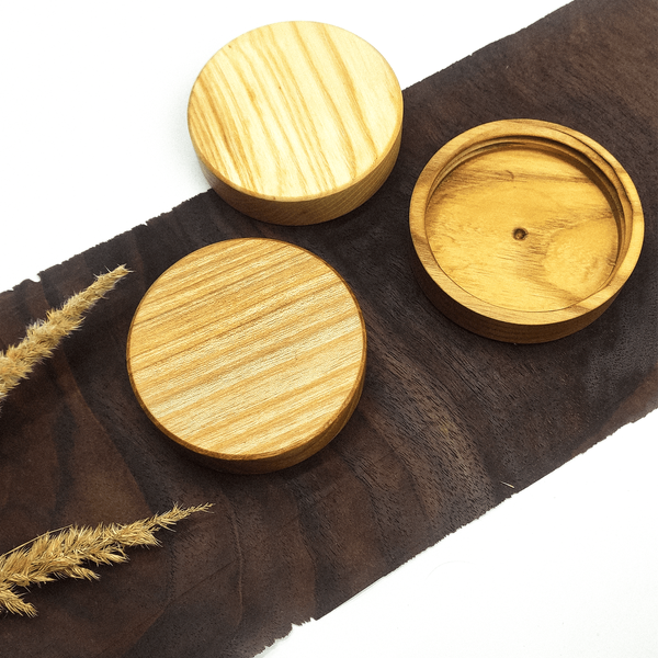 Wooden lid for 250 ml jar